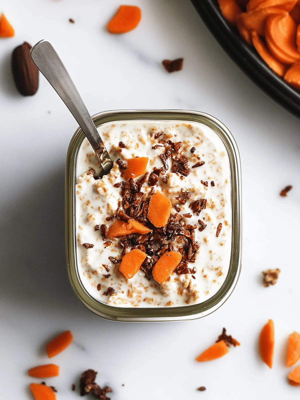 Carrot Cake Overnight Oats (Protein Recipe)
