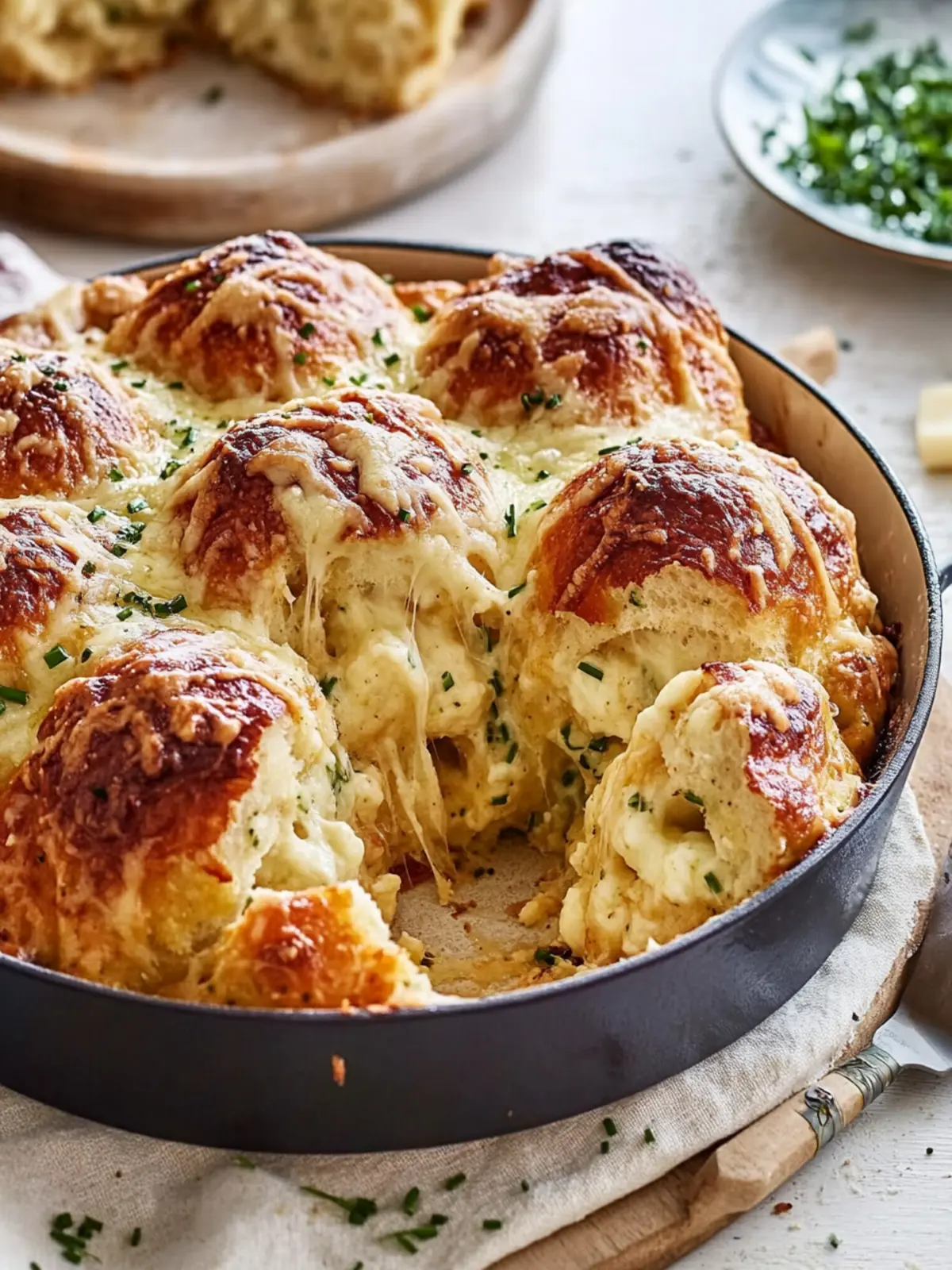 Cheese and Chive Monkey Bread