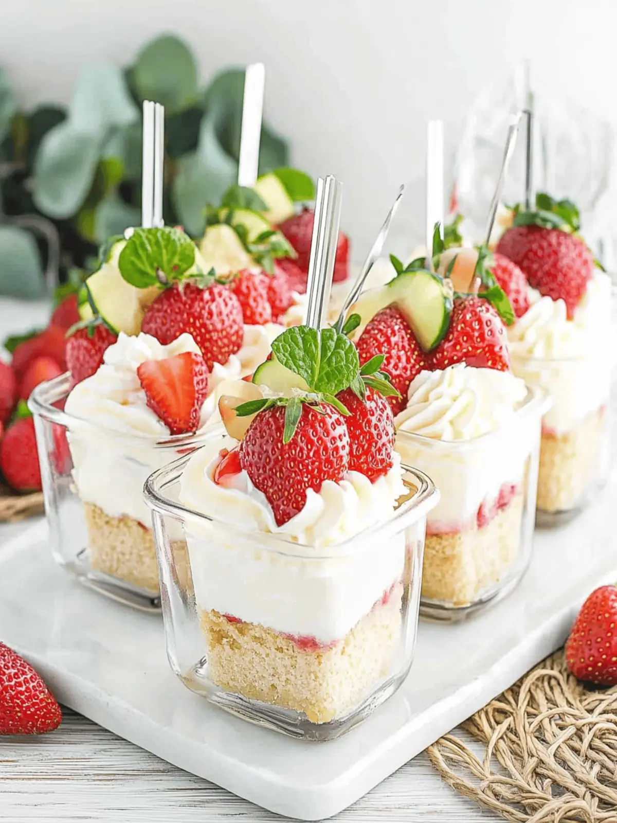 No-Bake Strawberry Cheesecake Parfaits That Impress Every Guest 2 No-Bake Strawberry Cheesecake Parfaits (Party Friendly)