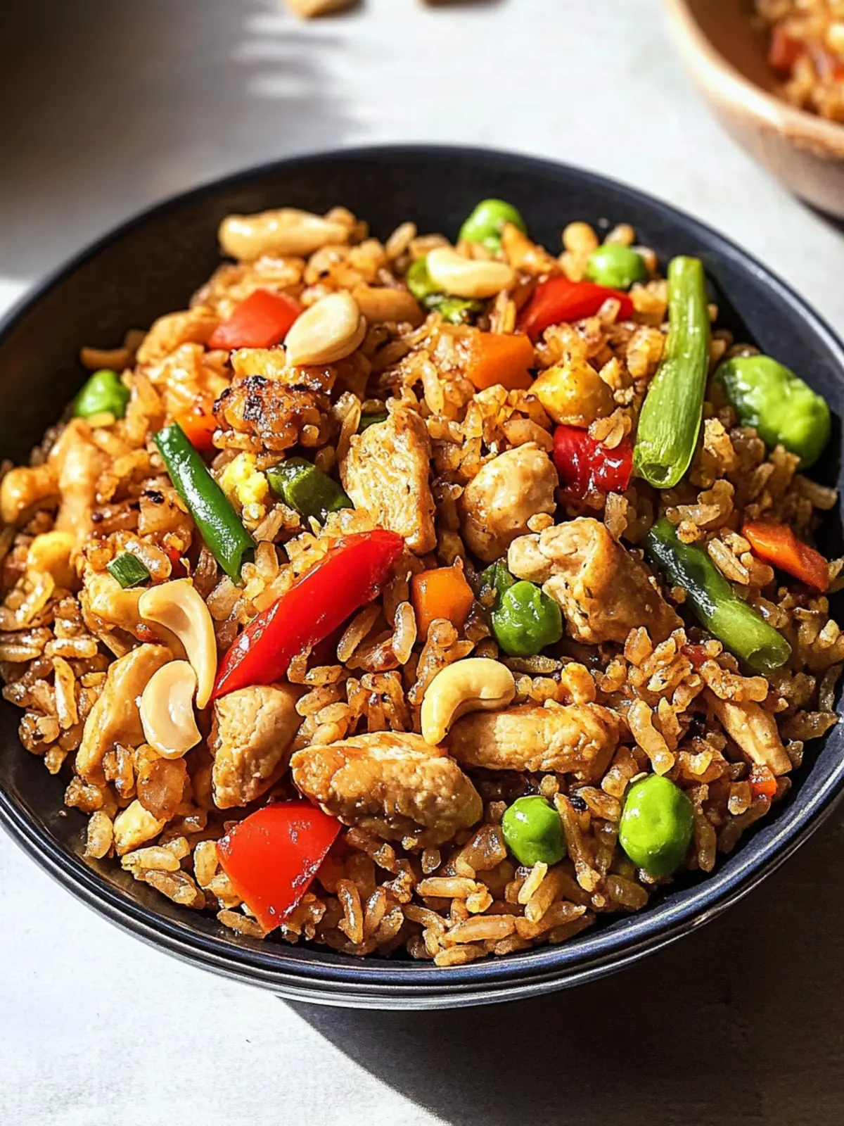 Cashew Chicken Fried Rice