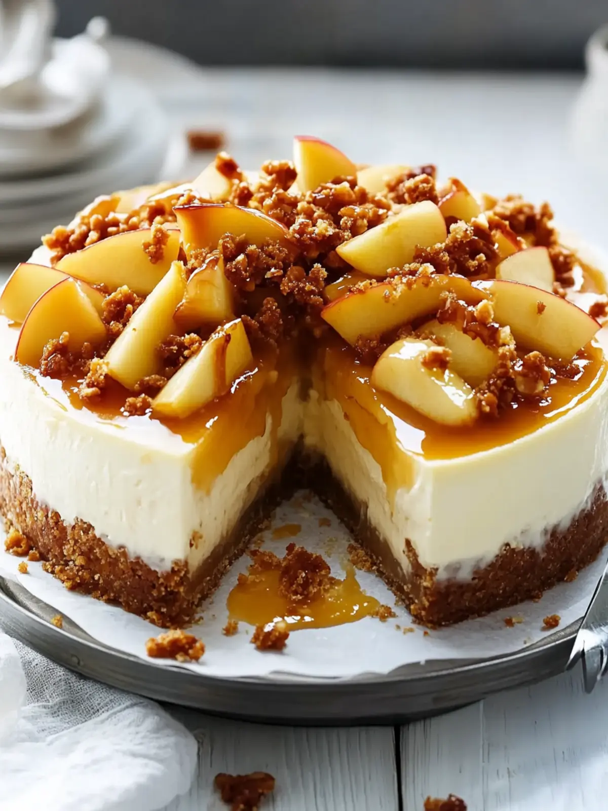 ANZAC Caramel Apple Cheesecake Your New Favorite Dessert 3 ANZAC Caramel Apple Cheesecake