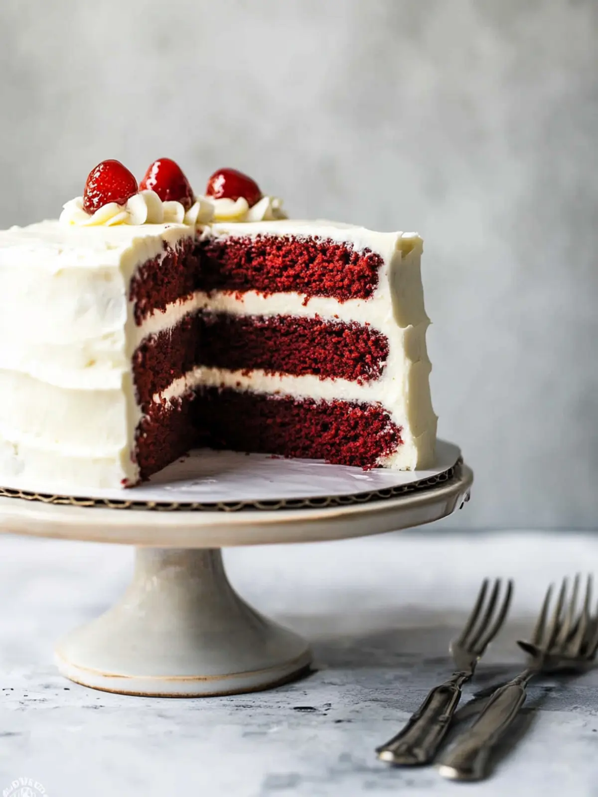 Mouthwatering Red Velvet Layer Cake with Cream Cheese Frosting 4 Red Velvet Layer Cake With Cream Cheese Frosting
