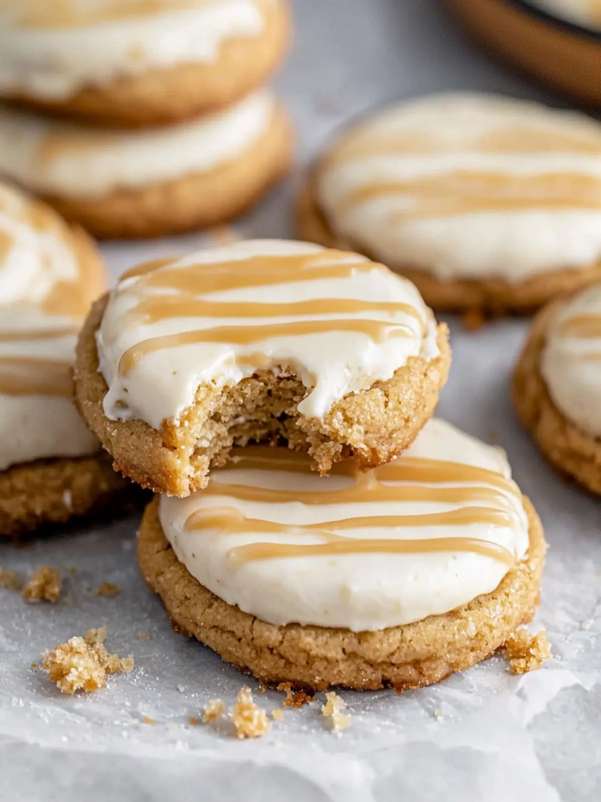 Make Copycat Crumbl Salted Caramel Cheesecake Cookies Today 2 Copycat Crumbl Salted Caramel Cheesecake Cookies