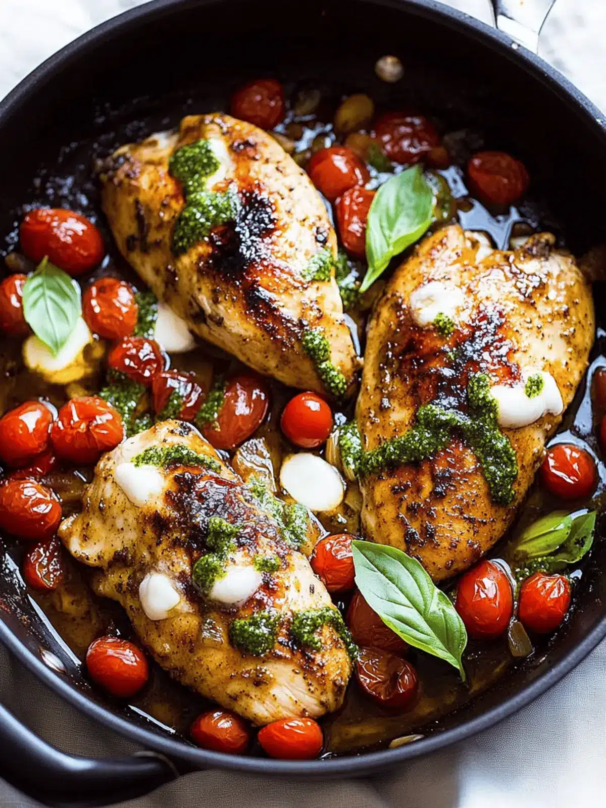 One Pan Balsamic Chicken