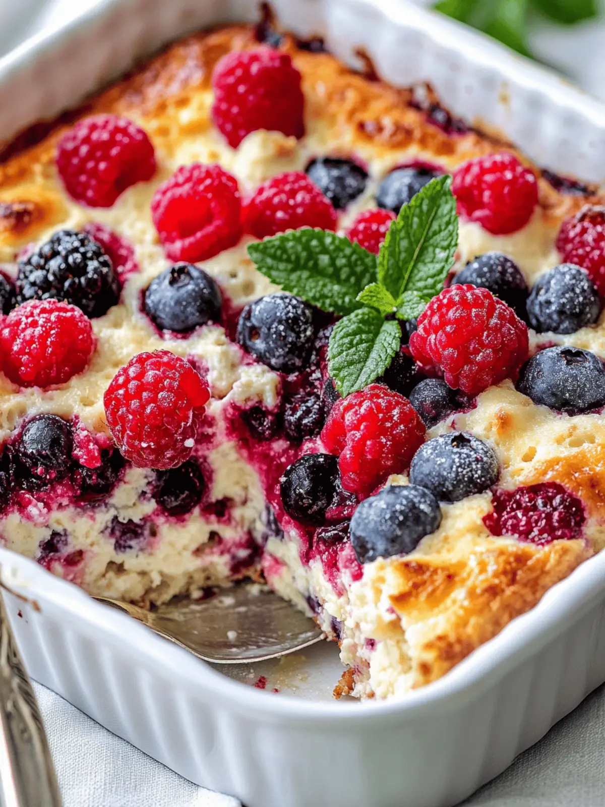High Protein Triple Berry Bake   Your New Healthy Breakfast Bliss
