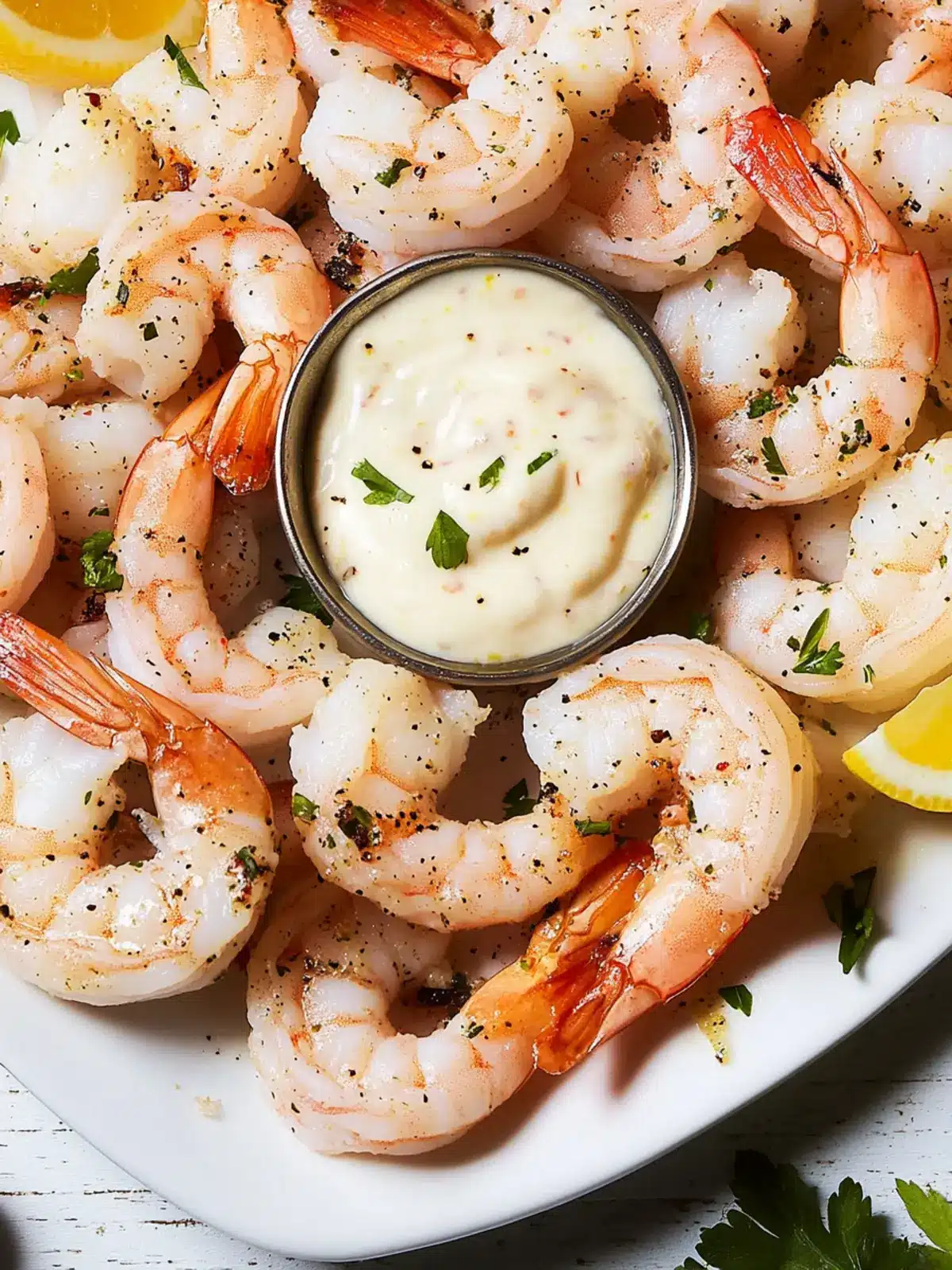 Roasted Shrimp Cocktail with Zesty Lemon-Horseradish Aioli 3 Roasted Shrimp Cocktail With Lemon-Horseradish Aioli