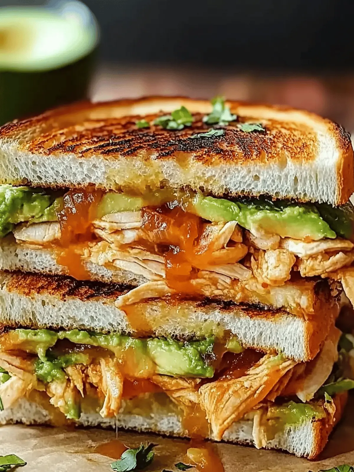 Satisfy Your Cravings: Chicken Avocado Melt Sandwich Bliss 2 Chicken Avocado Melt Sandwich