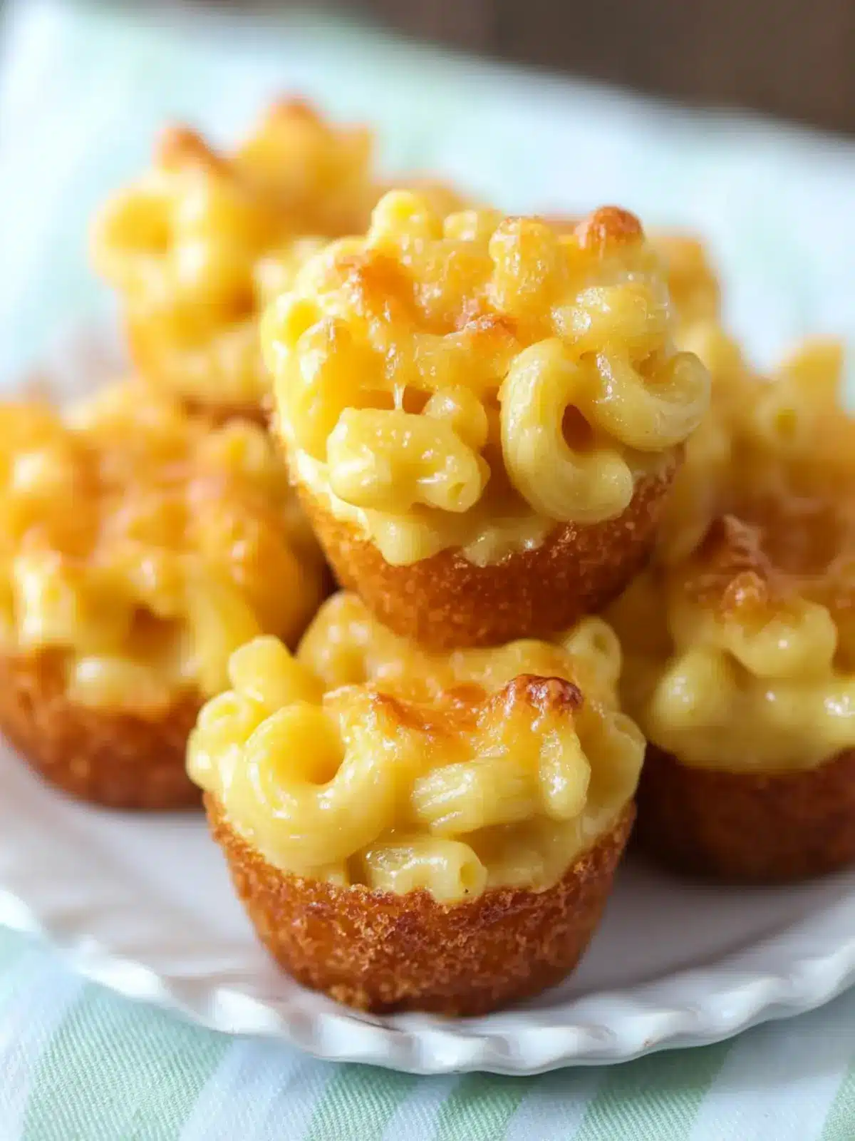 Mini Macaroni And Cheese Bites