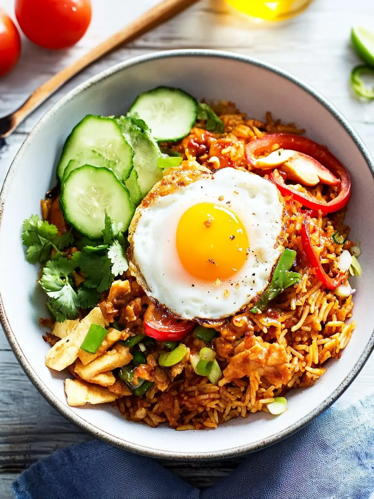 Irresistible Nasi Goreng with Fried Eggs for Quick Comfort Food 2 Nasi Goreng with Fried Eggs