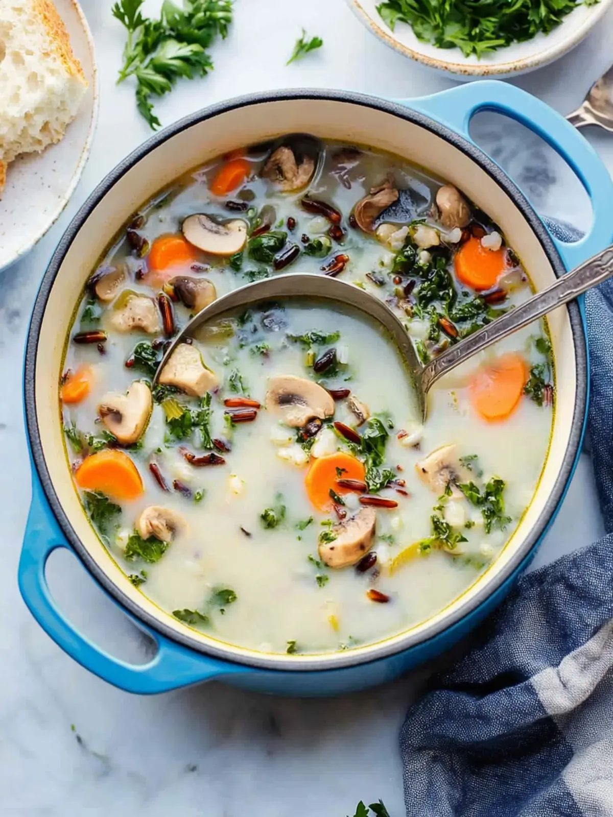 Creamy Wild Rice Soup for Cozy Nights at Home 2 Wild Rice Soup