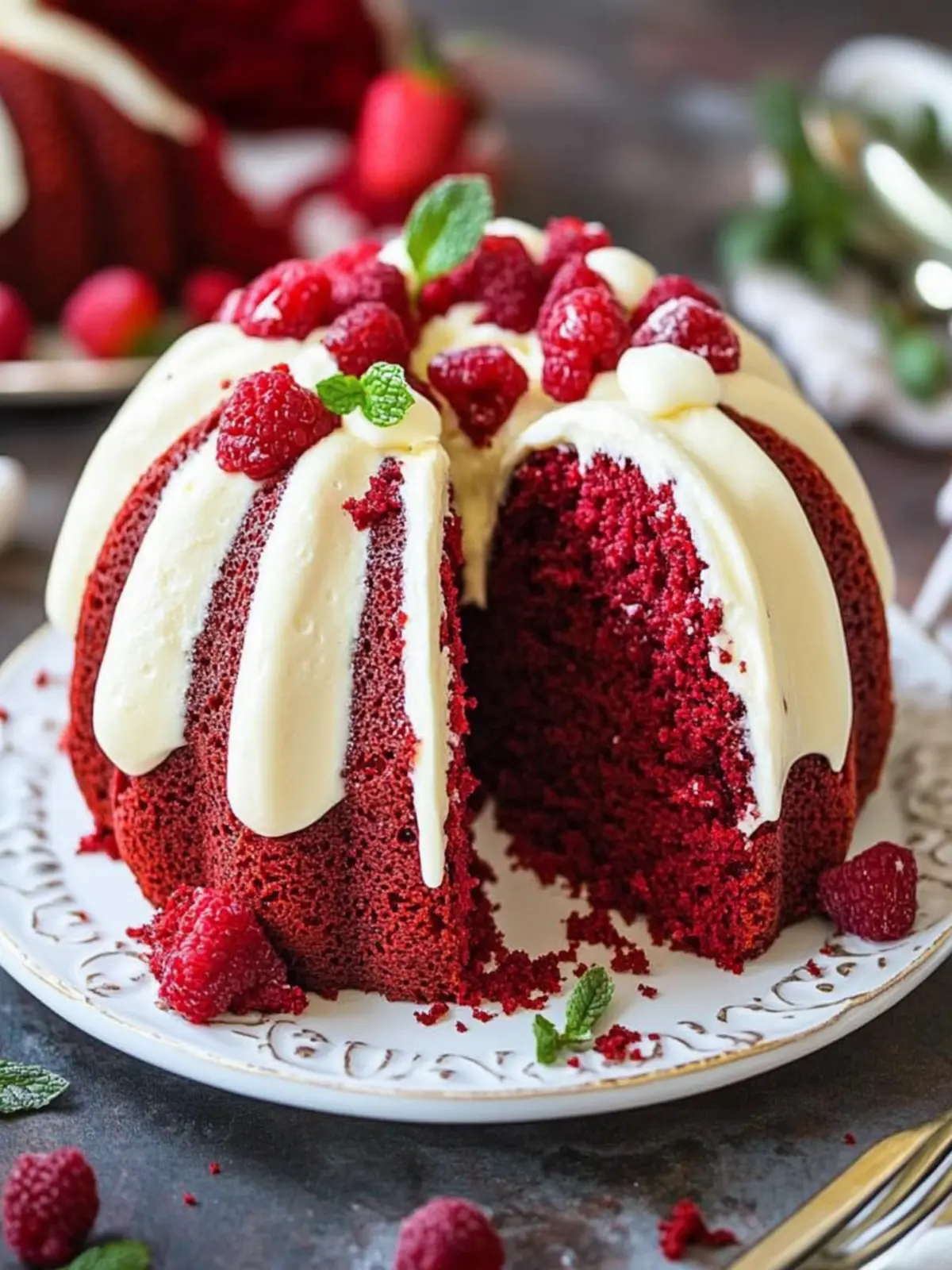 Irresistible Red Velvet Cream Cheese Bundt Cake Recipe 3 Red Velvet Cream Cheese Bundt Cake