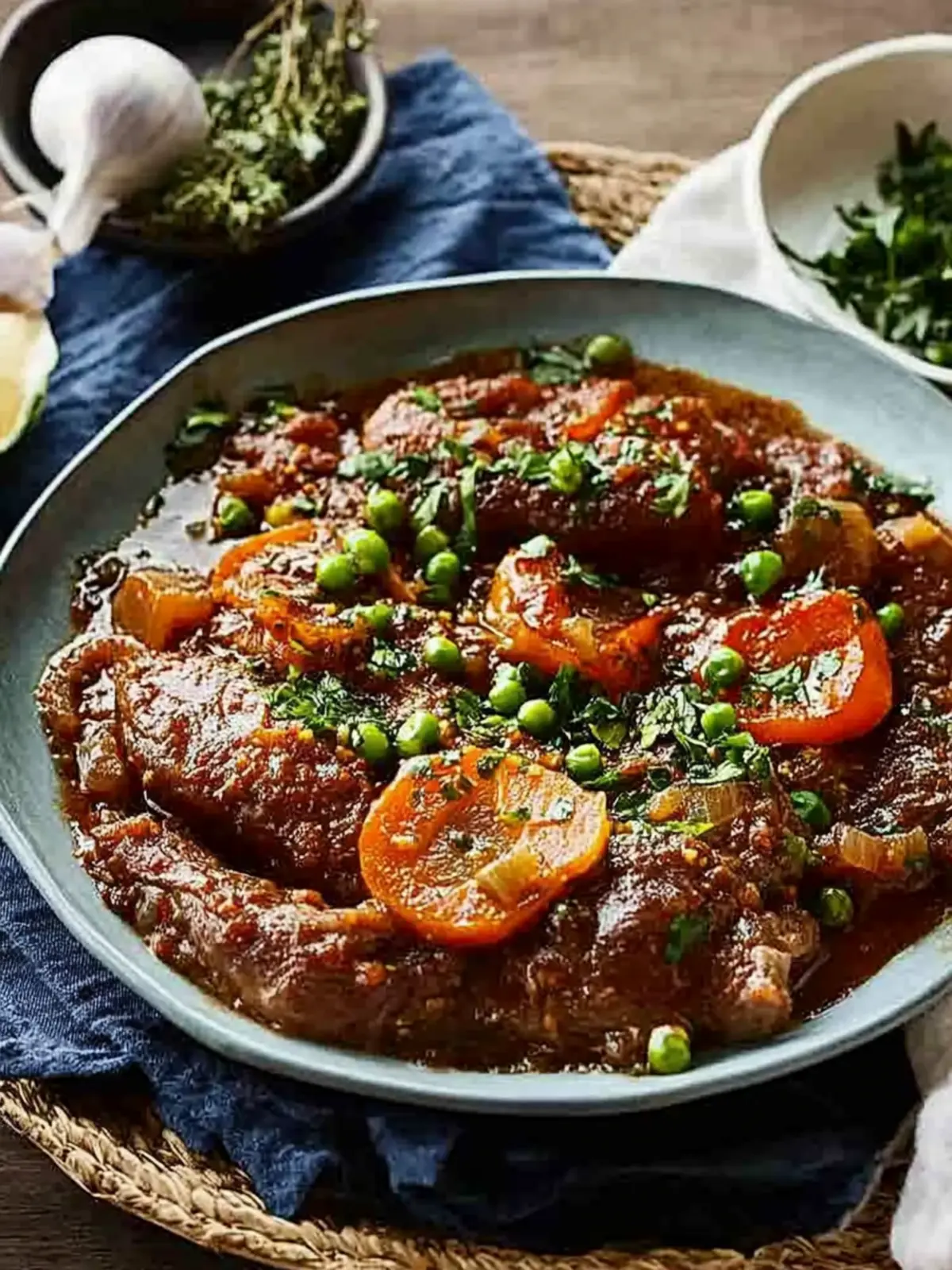 Asian Osso Bucco with Coriander Gremolata