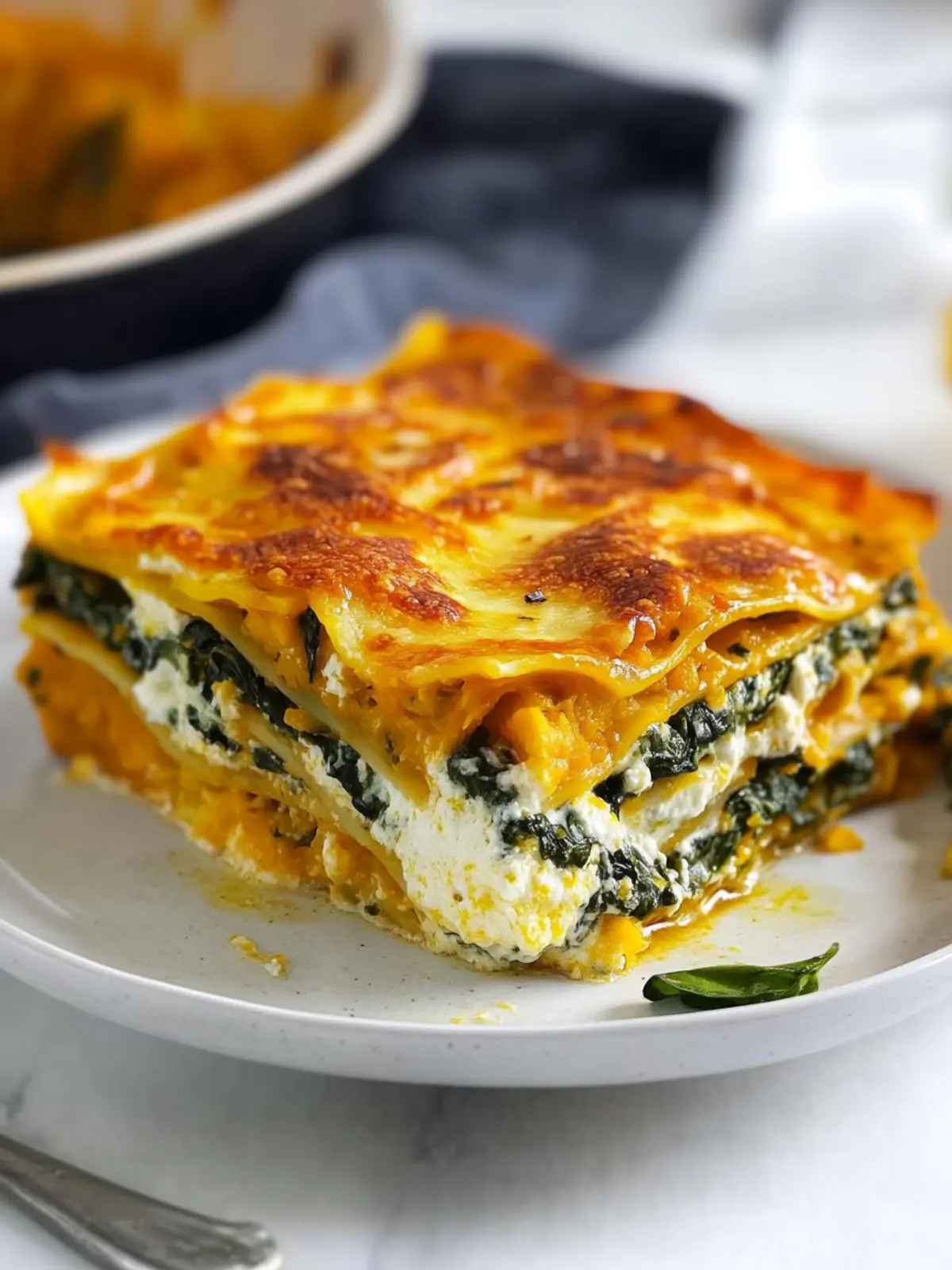 Roasted Pumpkin and Spinach Lasagne: Cozy Italian Comfort Food 3 Roasted Pumpkin and Spinach Lasagne