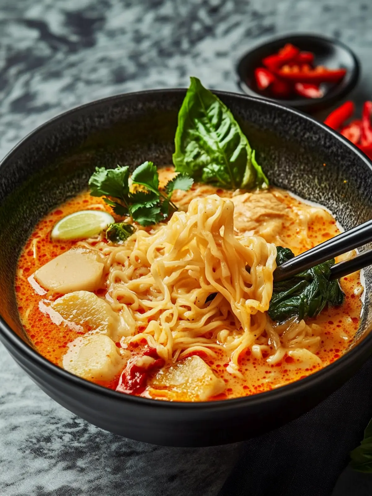 Quick Thai Red Curry Ramen: Cozy Comfort in 20 Minutes 3 Thai Red Curry Ramen