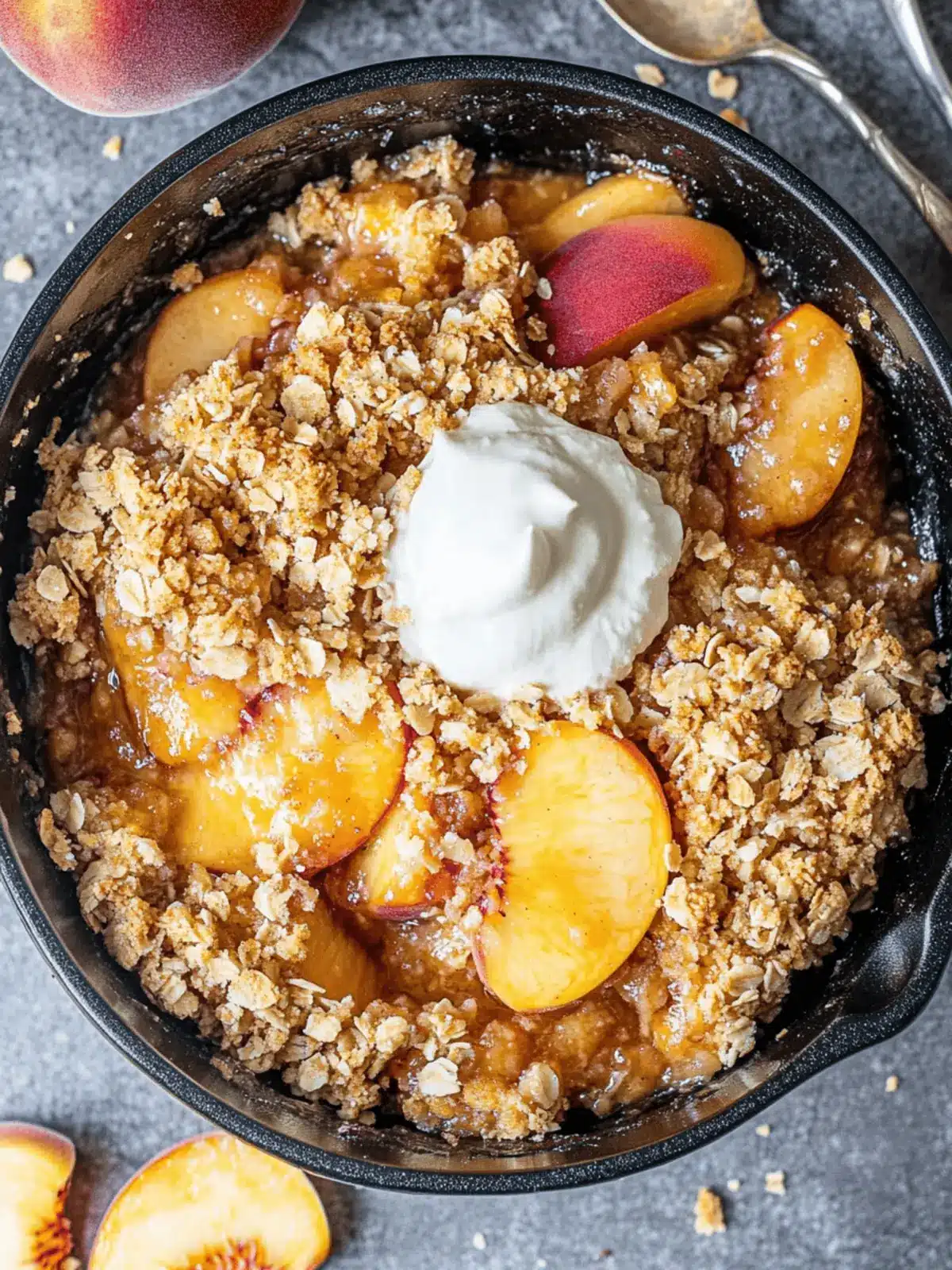 Irresistible Easy Peach Crisp Recipe Crispy & Juicy Delight 3 Easy Peach Crisp Recipe (Crispy & Juicy)