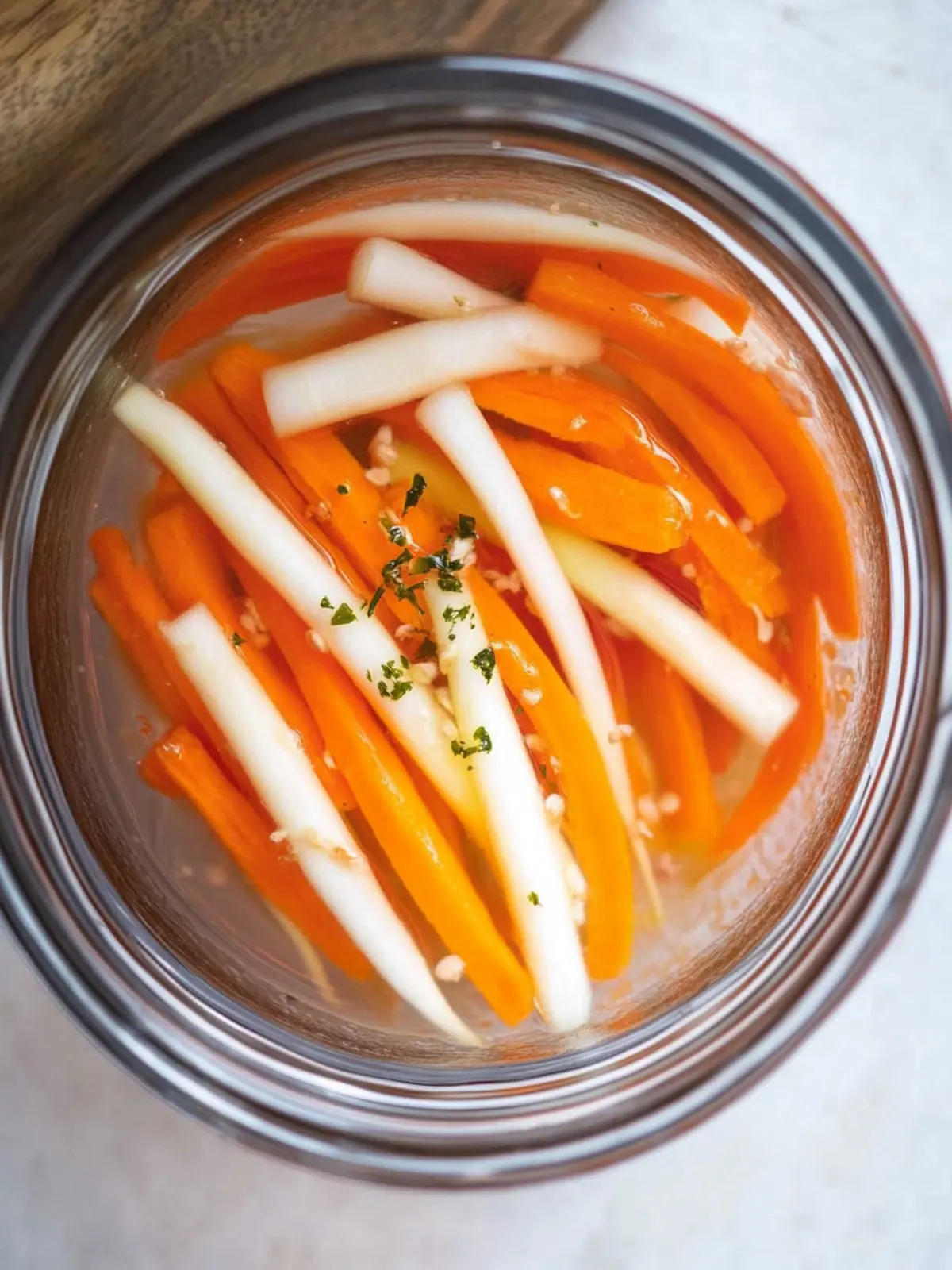 Vietnamese Pickled Carrots And Daikon
