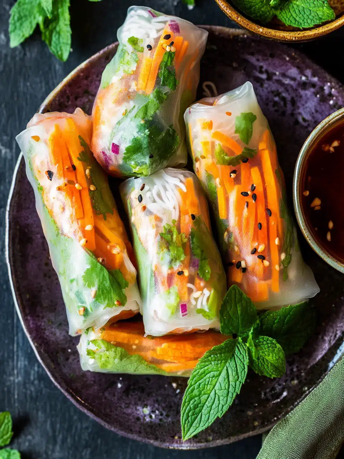 Vegetarian Vietnamese Spring Rolls
