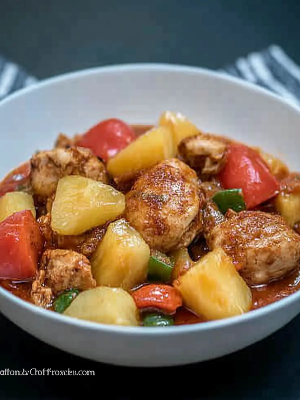 Pineapple Chicken Afritada: A Sweet Savory Filipino Delight 2 Pineapple Chicken Afritada