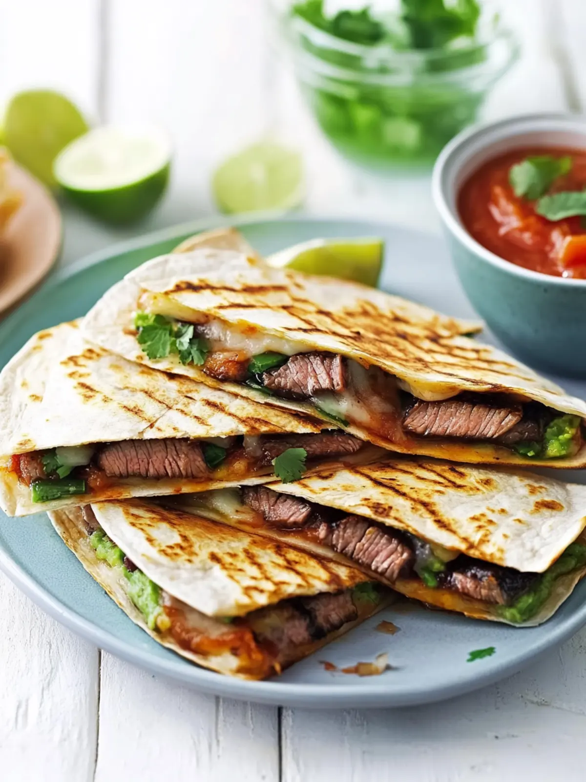 Beef Steak Quesadillas