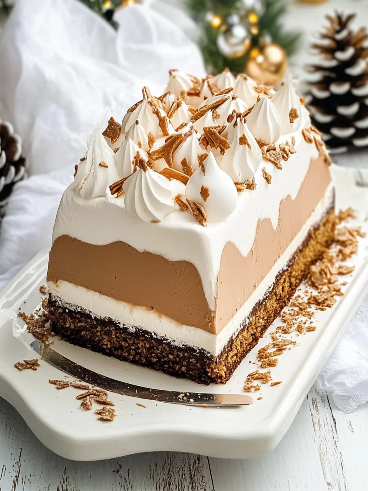 Christmas Gingerbread Bombe Alaska