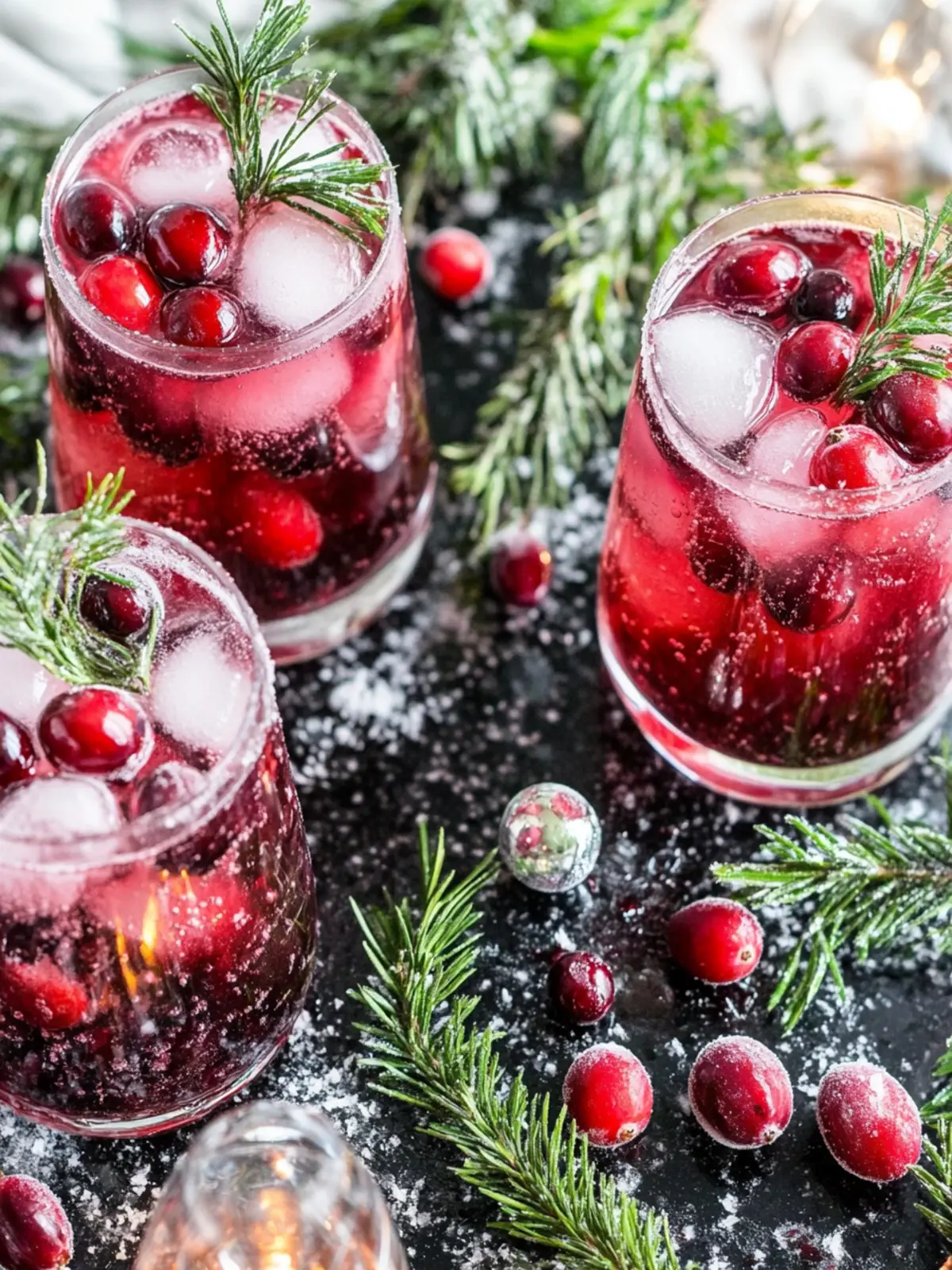 Holiday Cranberry Spritzer