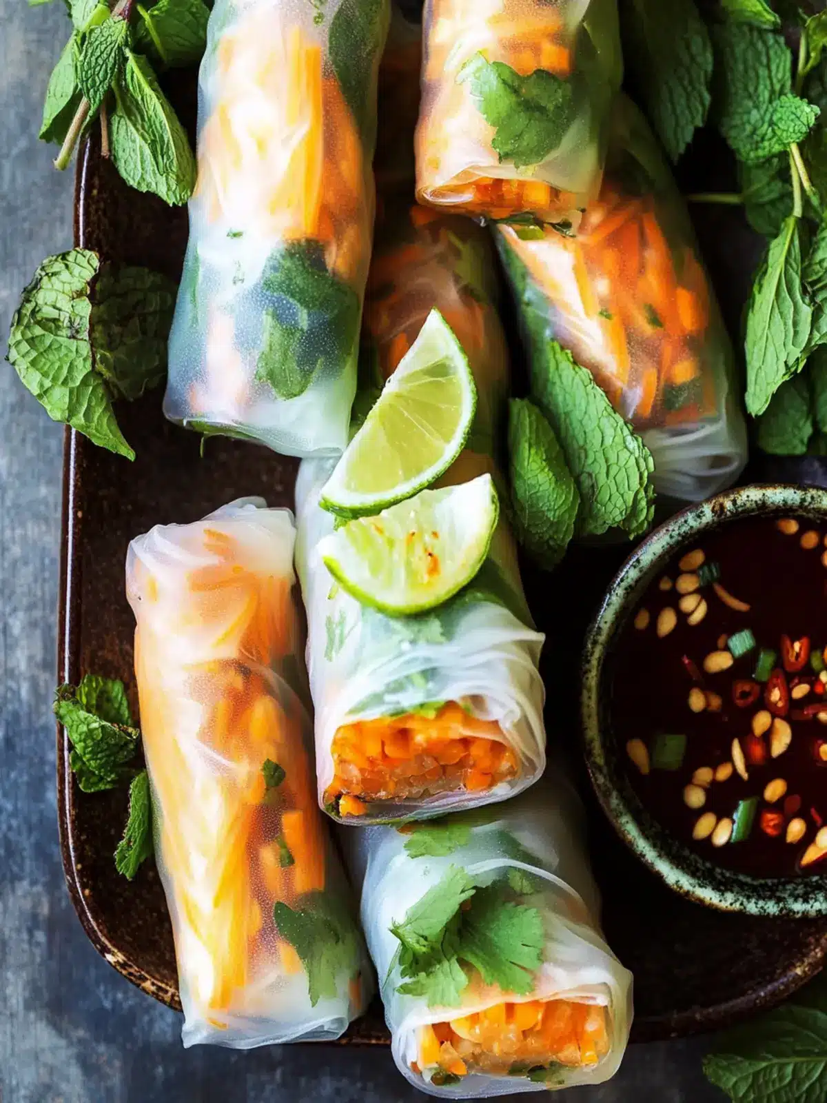 Vegetarian Vietnamese Spring Rolls