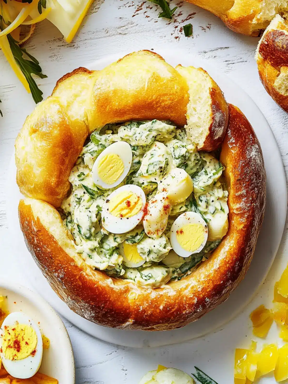 Egg Salad Cob