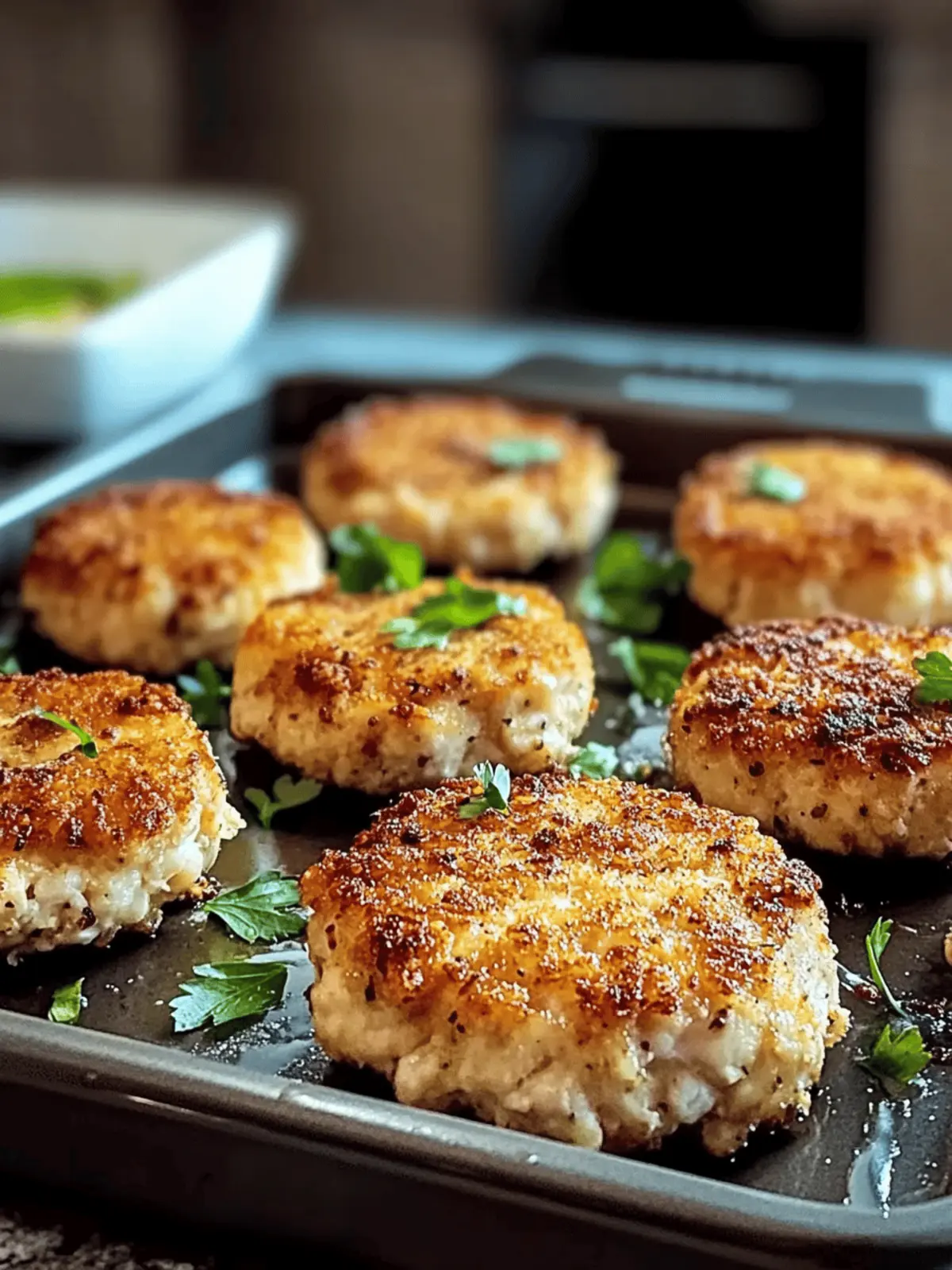 Golden Baked Chicken Rissoles: A Comforting Classic Reimagined 2 Golden Baked Chicken Rissoles: A Comforting Classic