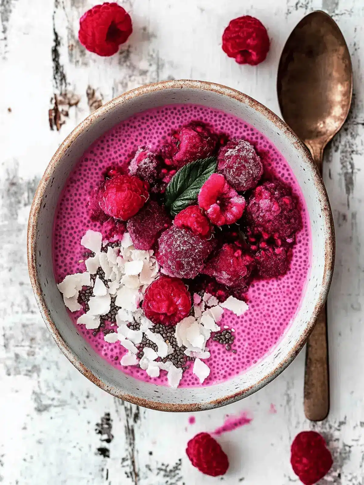Raspberry Chia Pudding