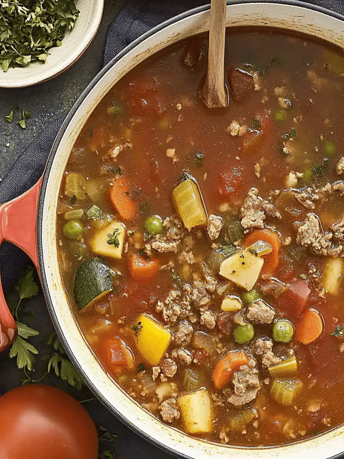 Hearty Vegetable Beef Soup That Warms Your Soul 3 Hearty Vegetable Beef Soup That Warms Your Soul