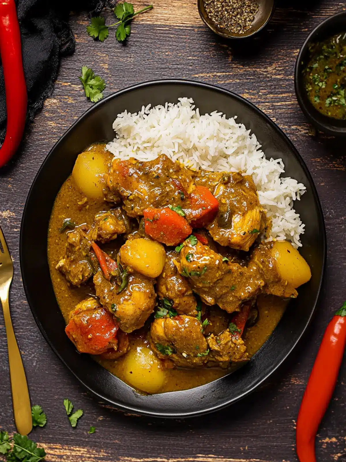 Authentic Jamaican Curry Chicken