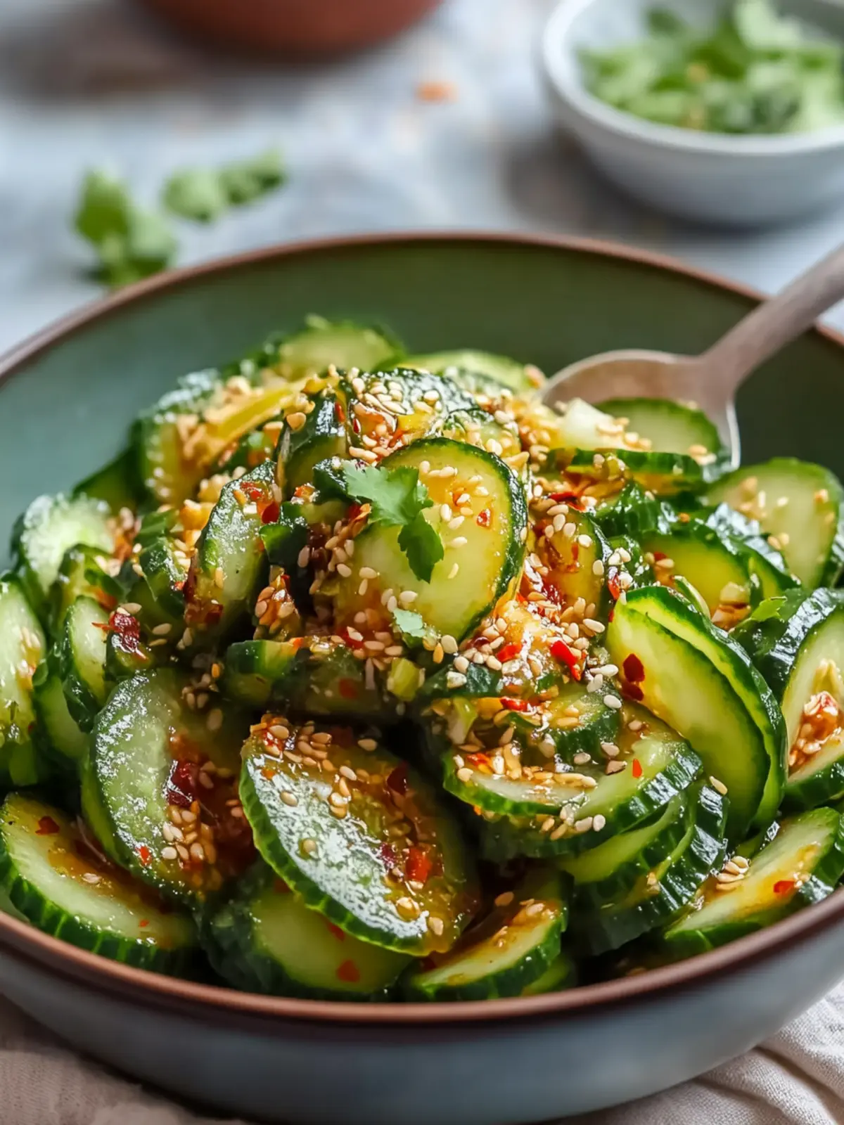 Spicy Asian Cucumber Salad