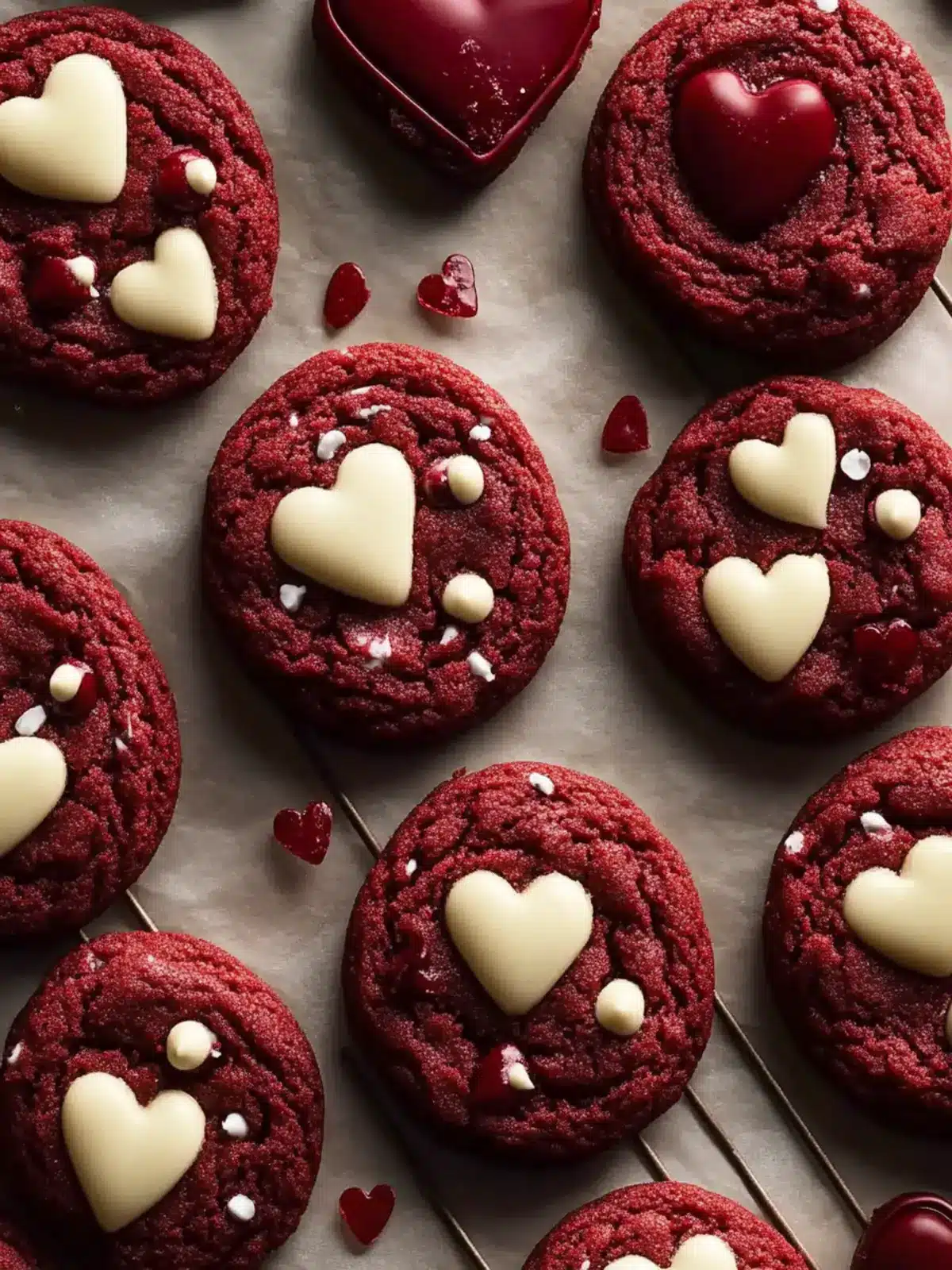 Chewy Valentines Day Red Velvet Cookies