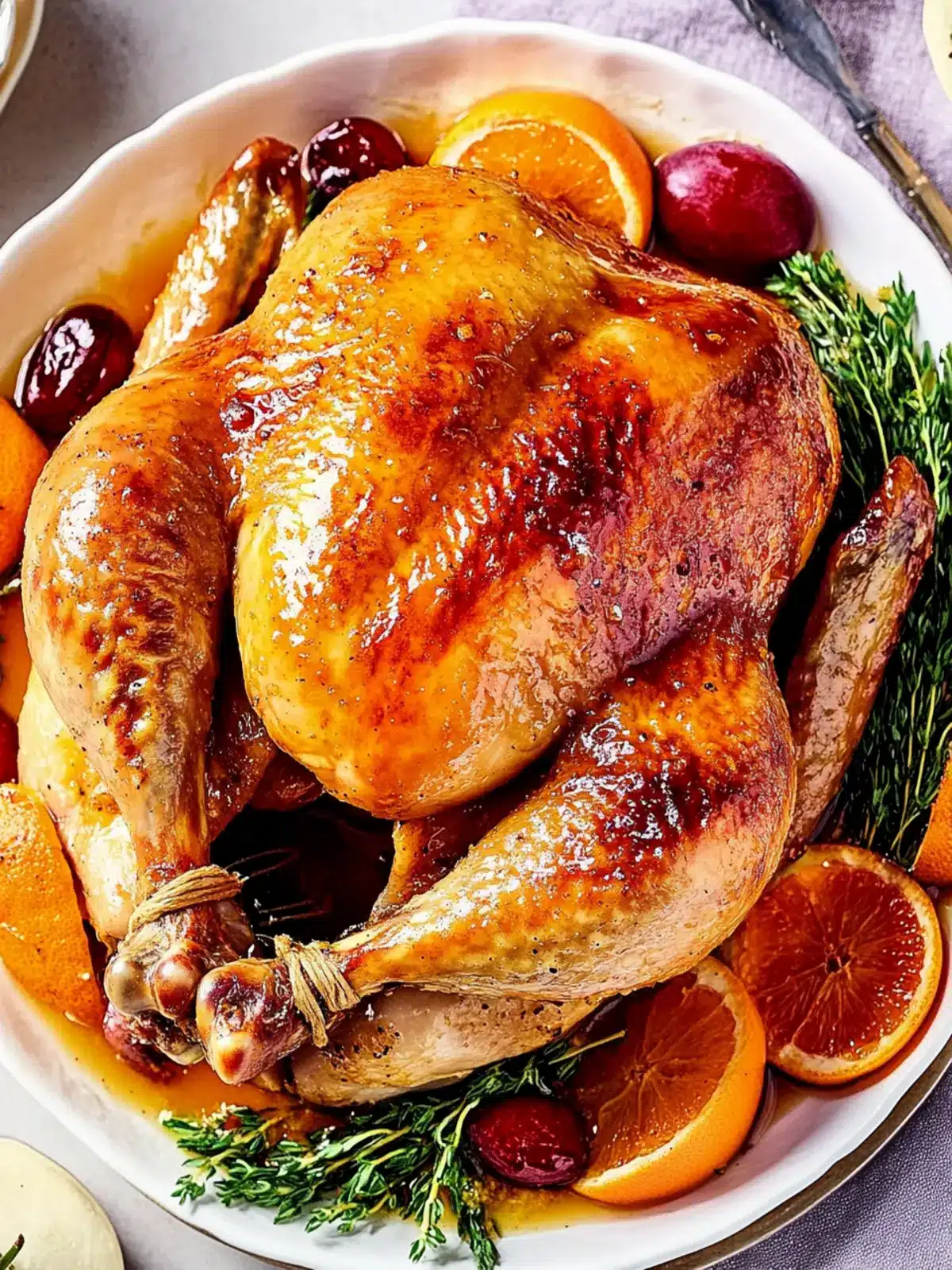 Apricot, Orange and Butter Glazed Chicken