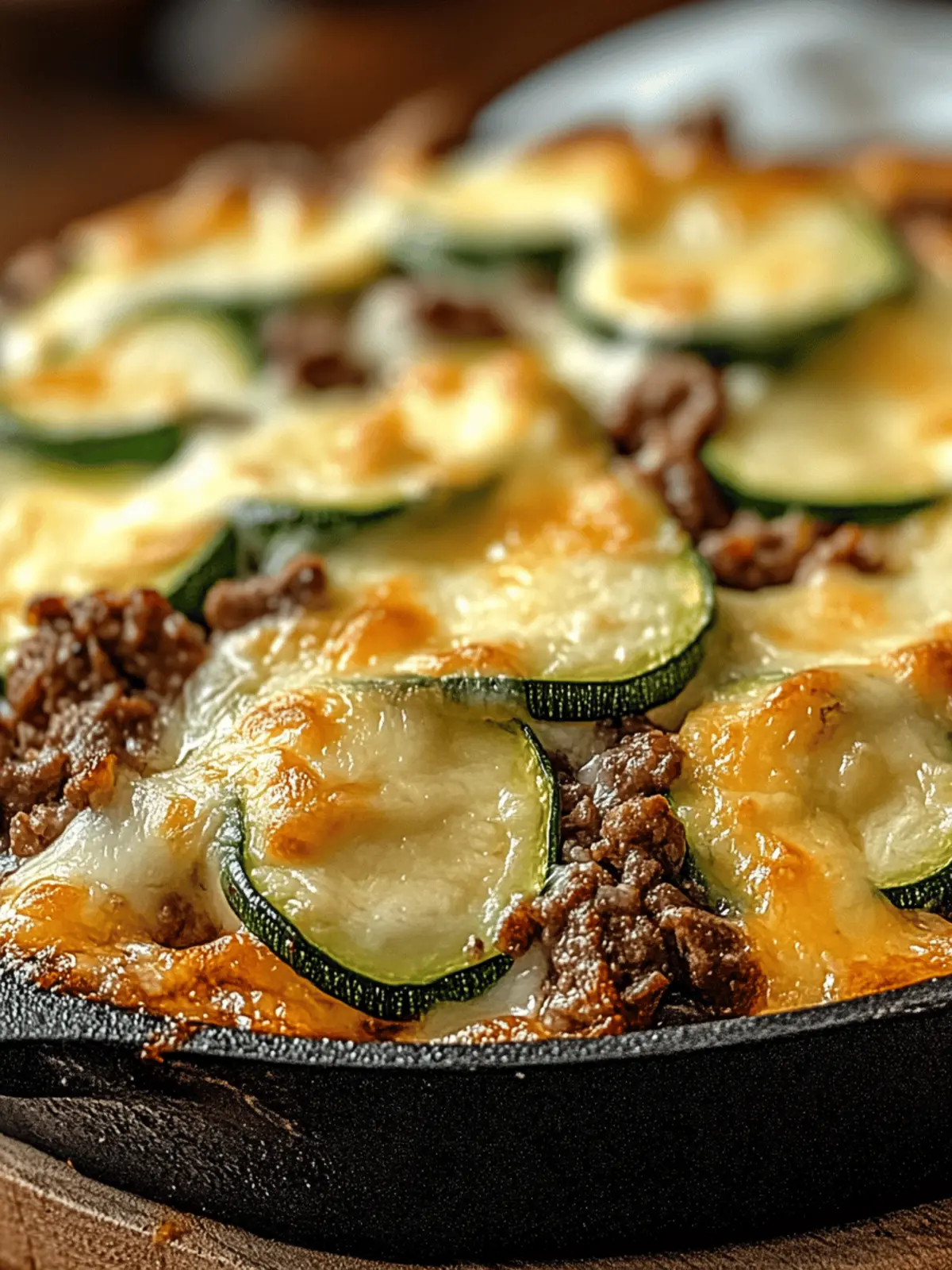 Cheesy Beef & Zucchini Casserole: A Low-Carb Family Favorite 3 Cheesy Beef & Zucchini Casserole: A Low-Carb Family Favorite