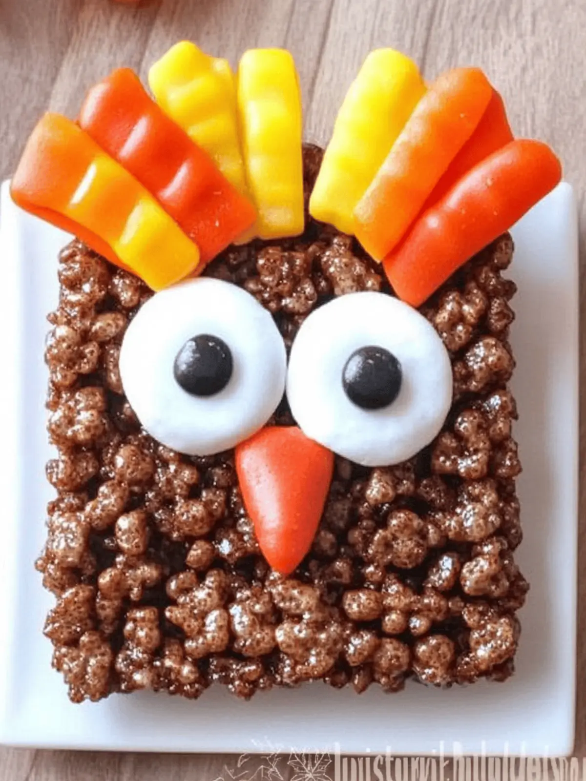 Cocoa Krispies Treat Turkeys