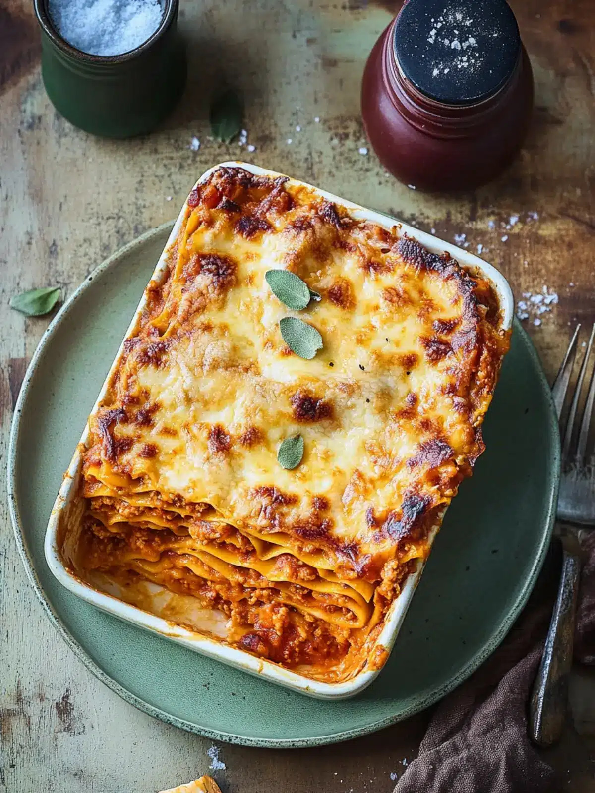 Cheesy Red Curry Pumpkin Lasagne