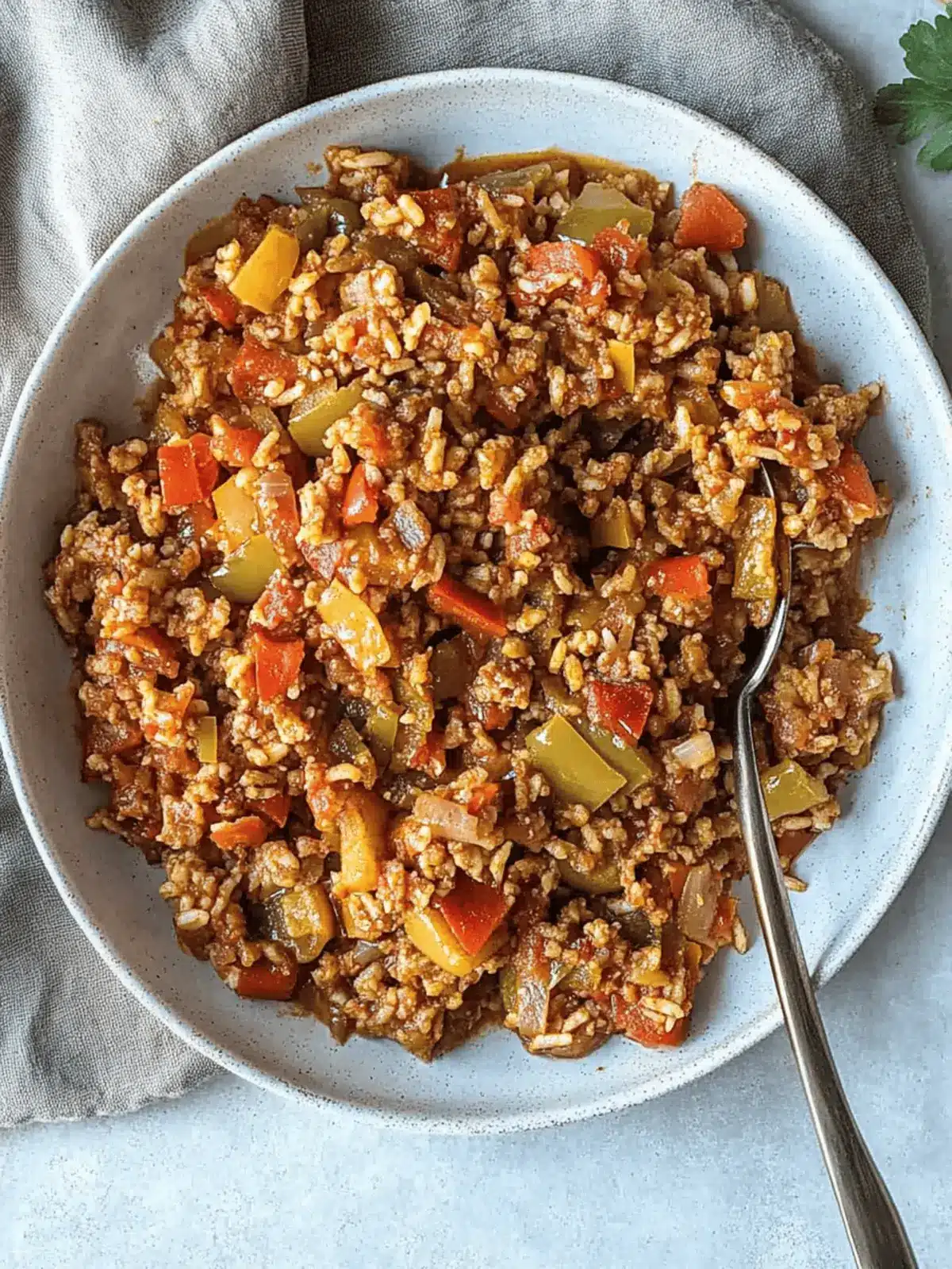Easy Unstuffed Pepper Skillet: 30-Minute One-Pot Wonder 3 Easy Unstuffed Pepper Skillet: 30-Minute One-Pot Wonder