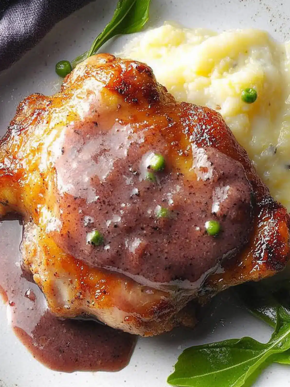 Irresistibly Crispy Pan-Fried Chicken Thighs with Creamy Sauce 2 Pan-Fried Chicken Thighs
