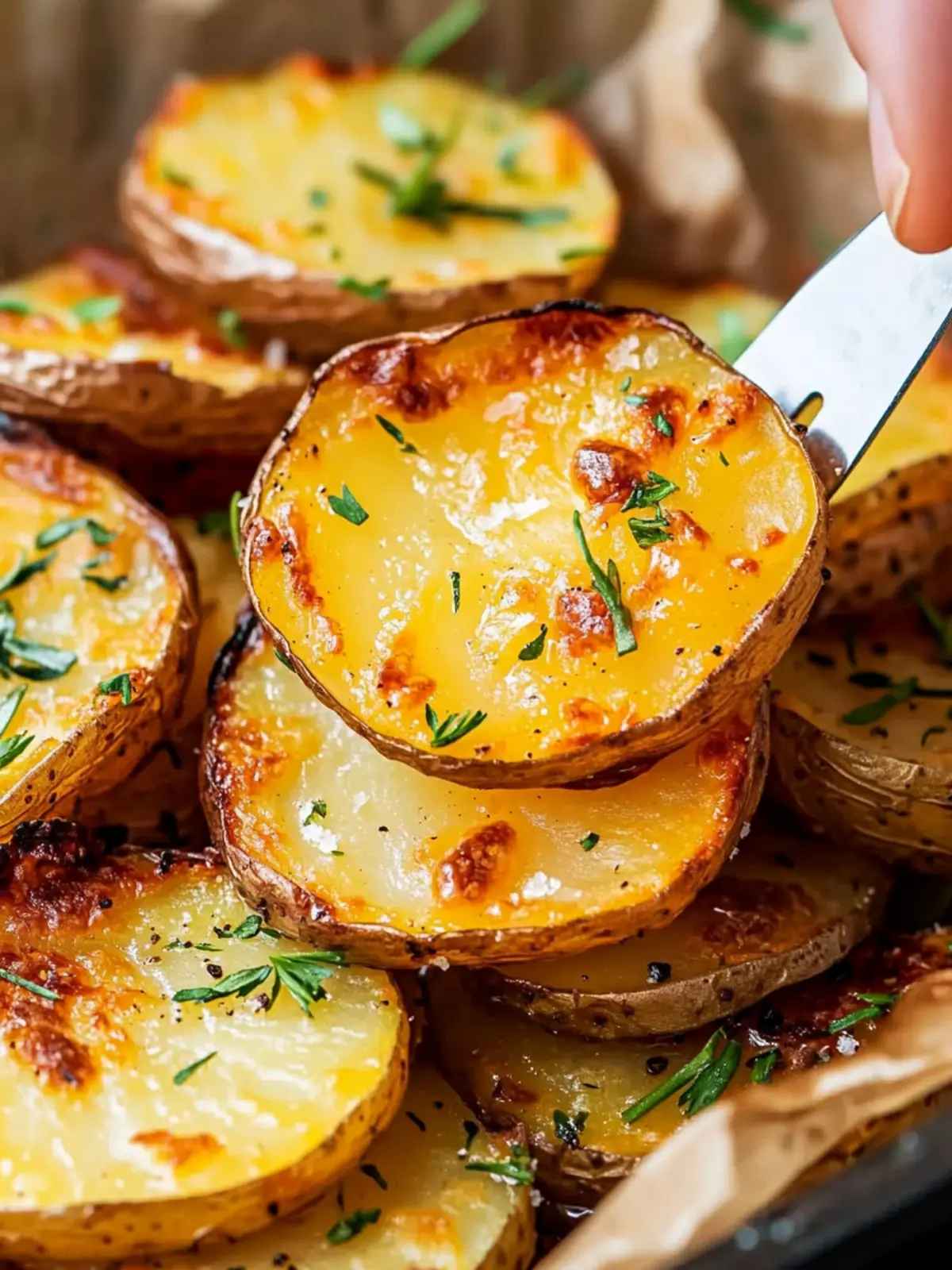 Irresistible Baked Potato Slices Loaded with Cheese and Bacon 2 Baked Potato Slices