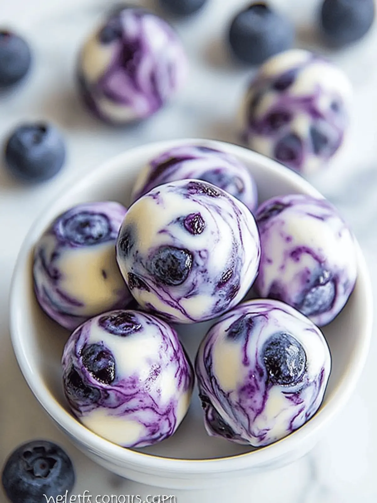 Delicious Blueberry Swirl Yogurt Bites You ll Love Today