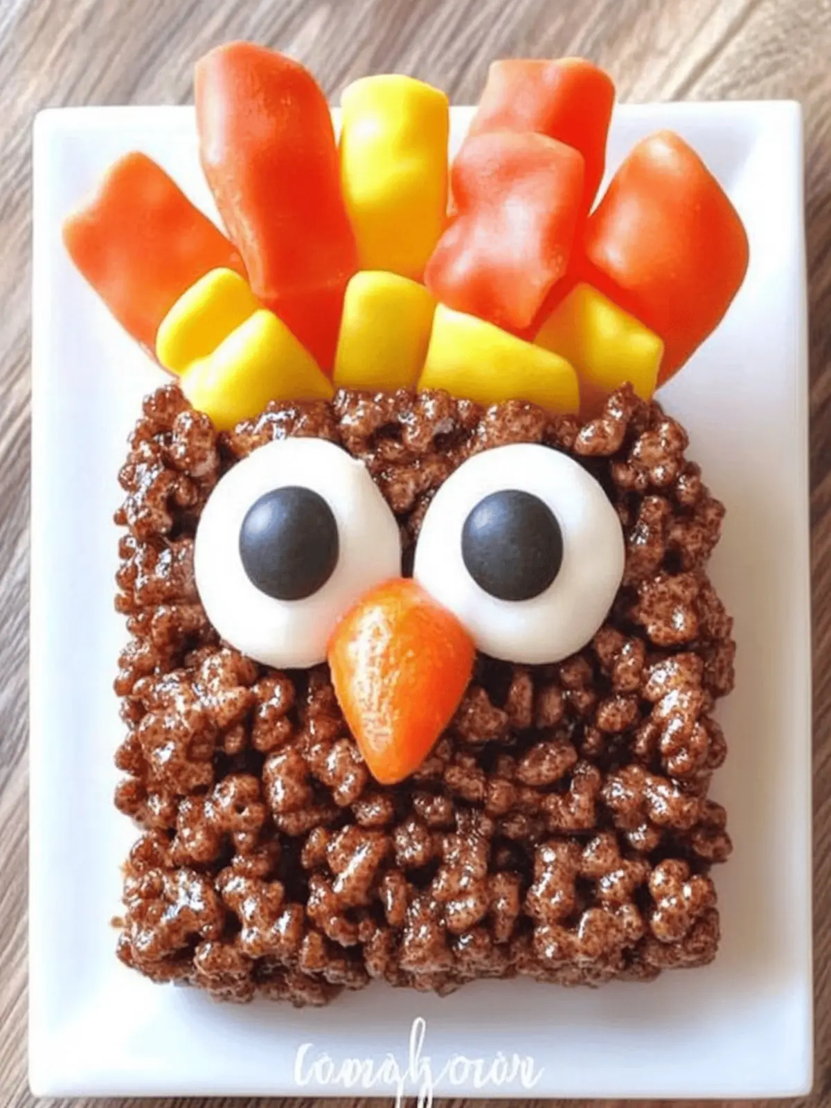 Cocoa Krispies Treat Turkeys