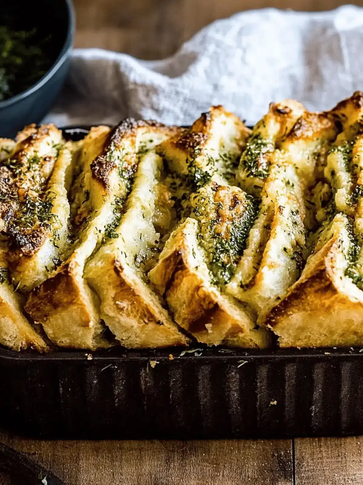 Irresistible Tear-and-Share Garlic Bread with Gooey Cheese 3 Tear-and-share garlic bread