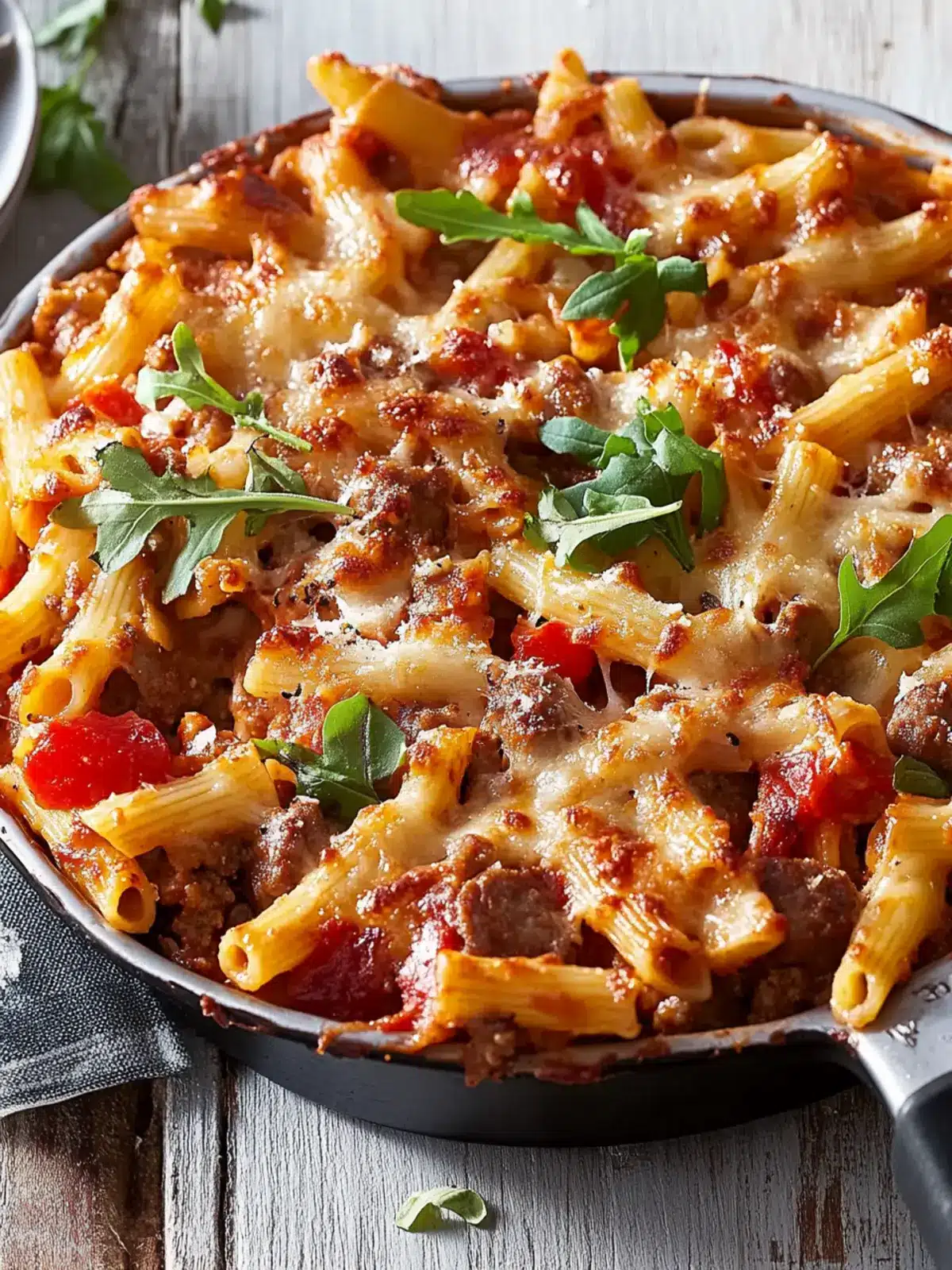 Quick Sausage Pasta Bake: Family-Friendly Dinner in 30 Minutes 4 Quick Sausage Pasta Bake