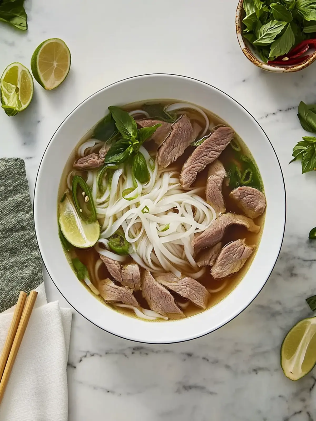 Pho (Vietnamese Noodle Soup)
