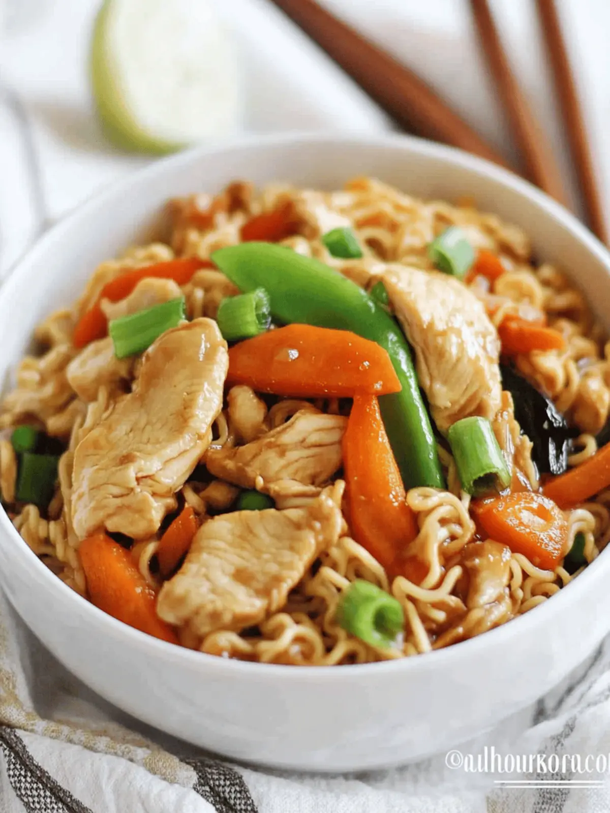 Easy Ramen Stir-Fry with Chicken and Veggies in 30 Minutes 3 Easy Ramen Stir-Fry with Chicken and Veggies