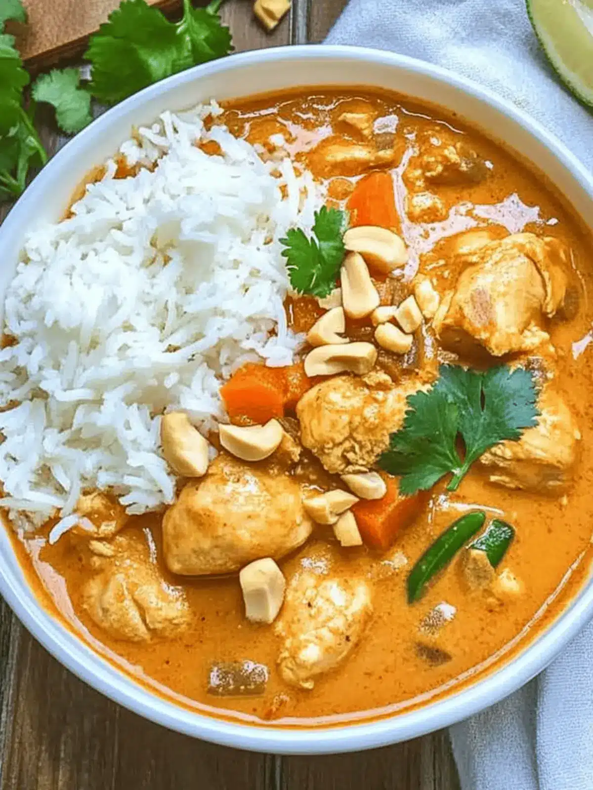 Thai Peanut Curry Chicken Recipe You ll Crave More Than Takeout 3 Thai Peanut Curry Chicken Recipe (Better Than Takeout)