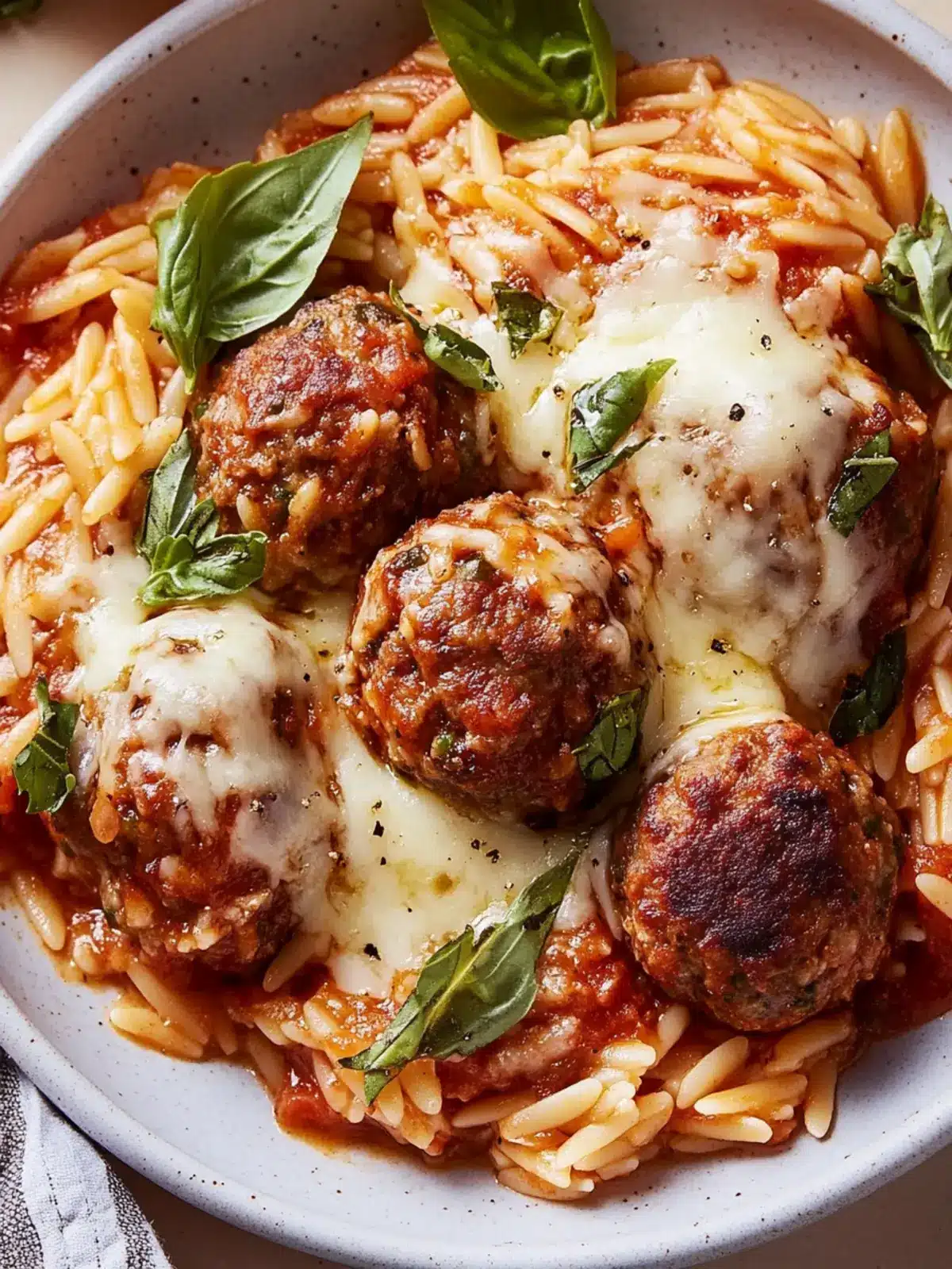Meatball Parm Orzo: Your New Family-Friendly One-Pot Wonder 4 Meatball Parm Orzo