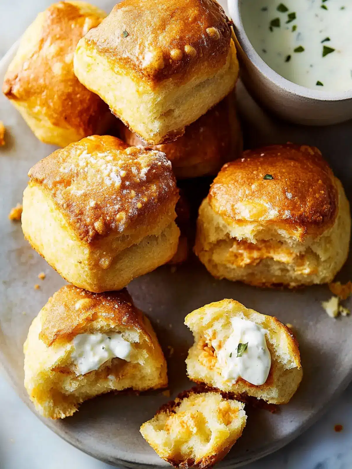 Buffalo Chicken Biscuit Bombs: Your Game Day Showstopper 2 Buffalo Chicken Biscuit Bombs