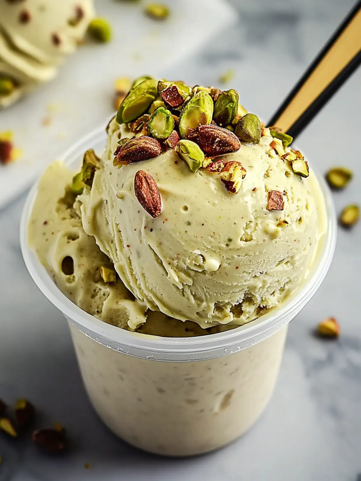 Pistachio Ninja Creami Protein Ice Cream